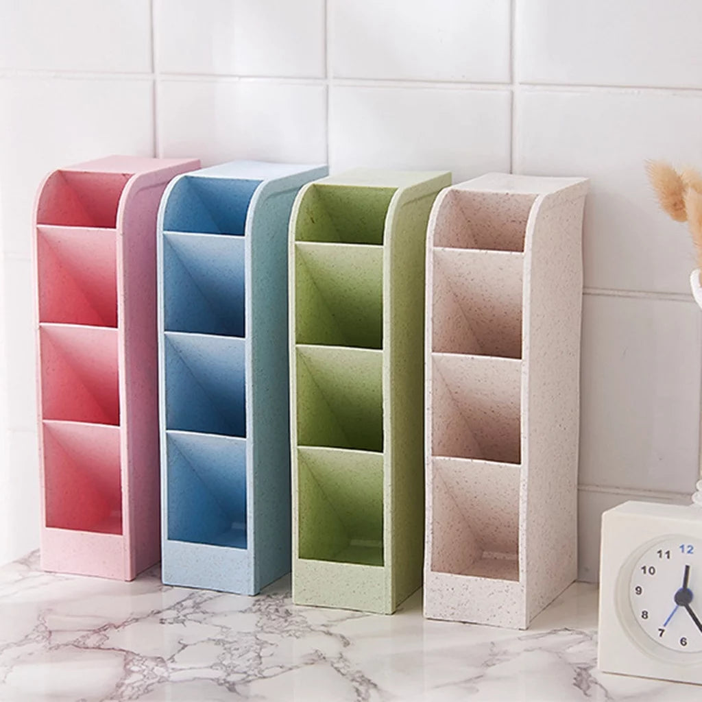 Multifunctional Pen Holder Pencil Holder for Desk, Pencil Cups Desk Accessories Holder, Makeup Brush Storage, Desktop Stationery Organizer for Office Home Supplies