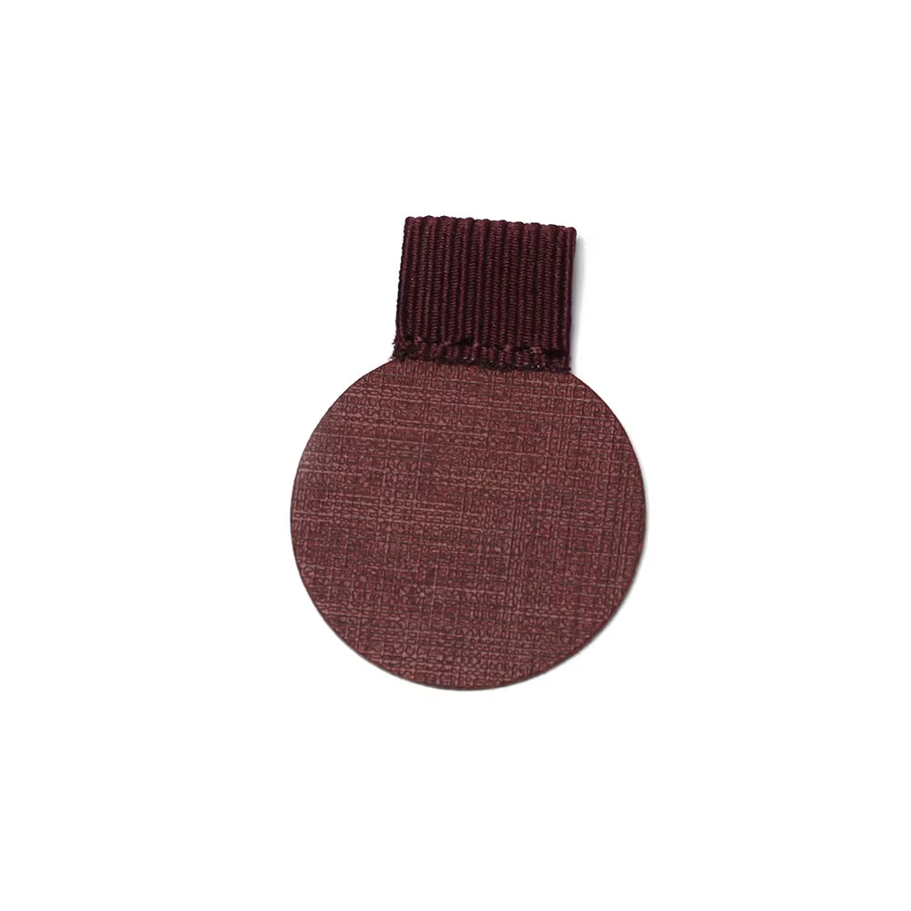 1PCS Colorful Self-Adhesive Leather Pen Clip Pencil Elastic Loop for Notebooks Journals Clipboards Pen Holder School Supplies