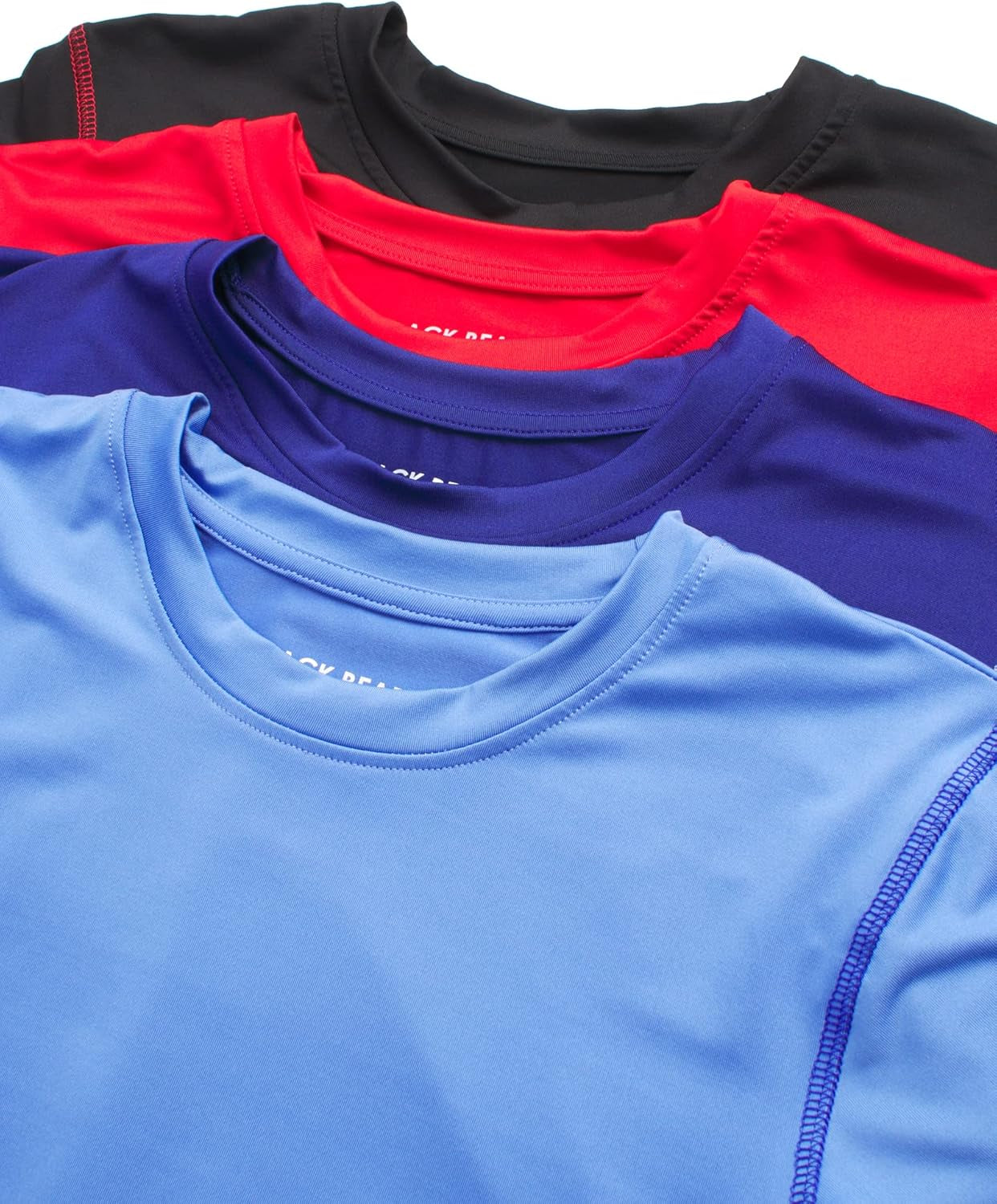 Boys’ Athletic T-Shirt – 4 Pack Active Performance Dry-Fit Sports Tee (4-18)