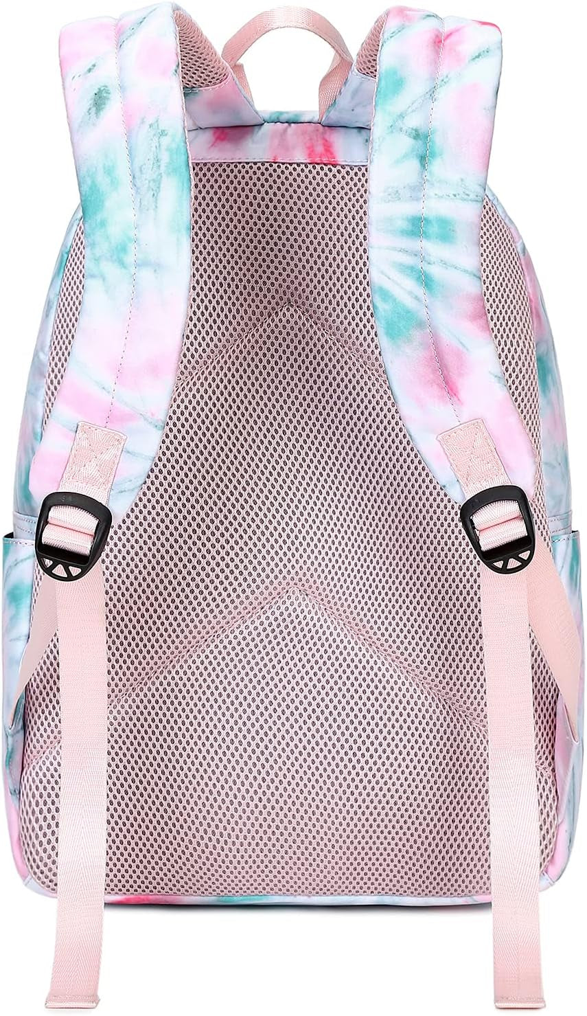 Lightweight Tie Dye School Backpacks for Teen Girls Backpack with Lunch Bag (A Tie Dye)