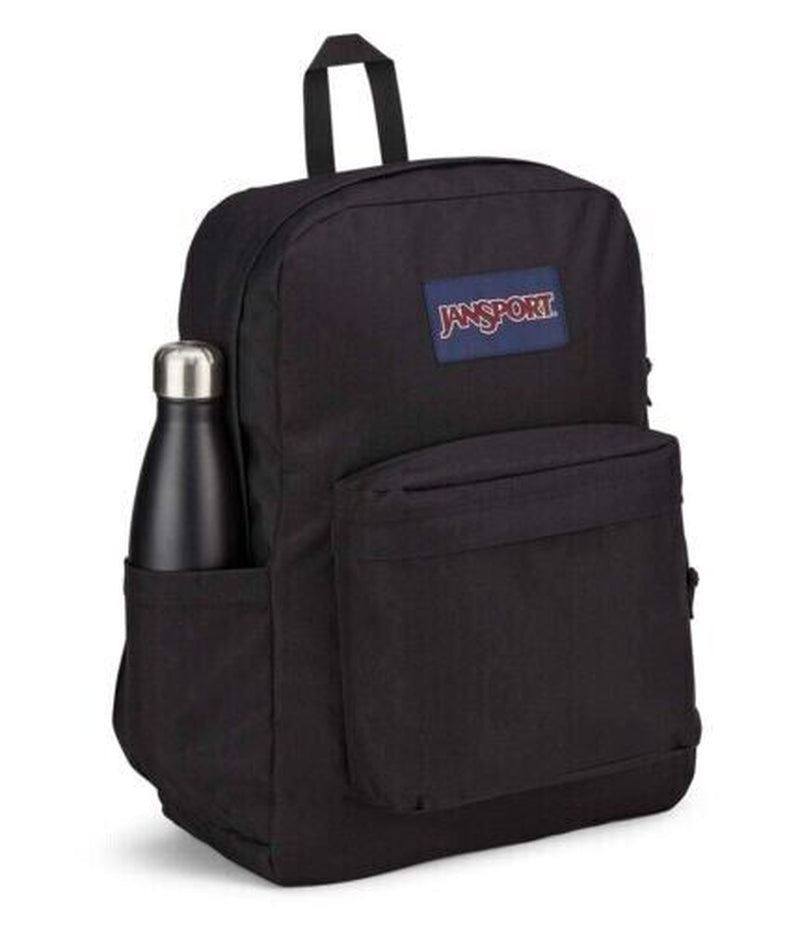 Jansport Superbreak Black Backpack Lightweight School Bookbag