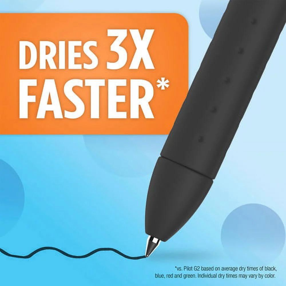 Paper Mate Inkjoy Gel Pens, Medium Point (0.7Mm), Dark Blue, Capped, 12 Count