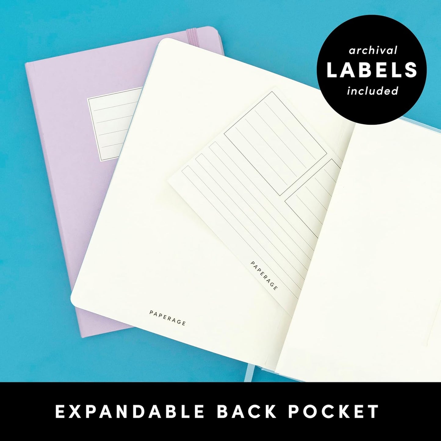 Lined Journal Notebook, (Sky Blue), 160 Pages, Medium 5.6 Inches X 8 Inches - 100 GSM Thick Paper, Hardcover