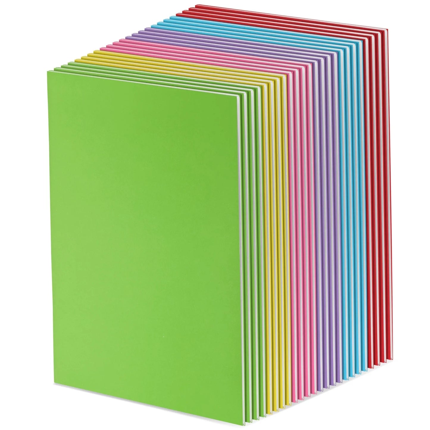 24 Pack Blank Books for Kids to Write Stories - A5 Colorful Notebooks Bulk - Unlined Travel Journals Scrapbooks for Students Sketching (5.5X8.5 In)