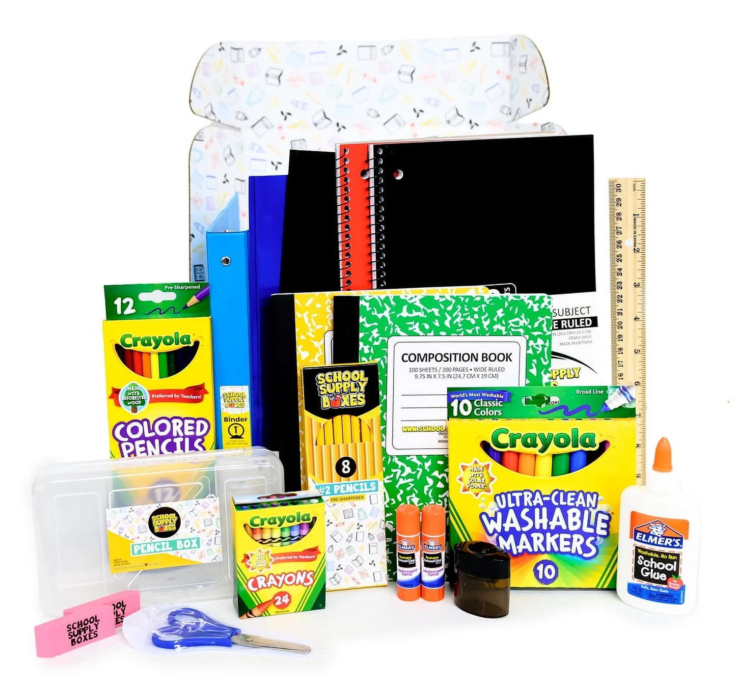 - Back to School Essentials Supplies Kit Bundle (K-8)