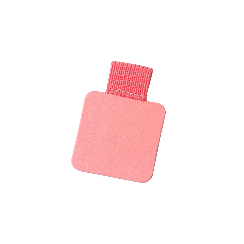 1PCS Colorful Self-Adhesive Leather Pen Clip Pencil Elastic Loop for Notebooks Journals Clipboards Pen Holder School Supplies
