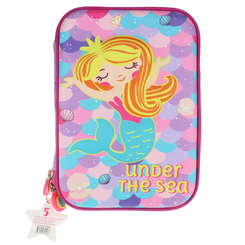 Pencil Case Kawaii Material Escolar Astuccio Scuola School Supplies Piorniki Leaf Pencilcases Cute Dinosaur 2020 EVA Pencilbox