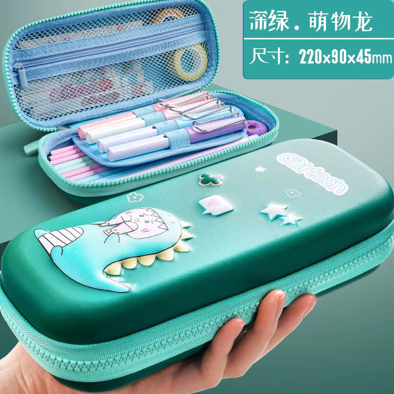Kawaii Pencil Case Cute Cat Pencilcases Estuche Estojo Escolar Papeleria Piornik Stationery Licorne Etui Trousse Ecole