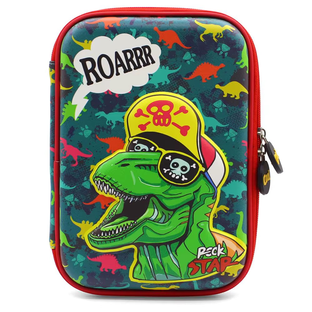 Pencil Case Kawaii Material Escolar Astuccio Scuola School Supplies Piorniki Leaf Pencilcases Cute Dinosaur 2020 EVA Pencilbox