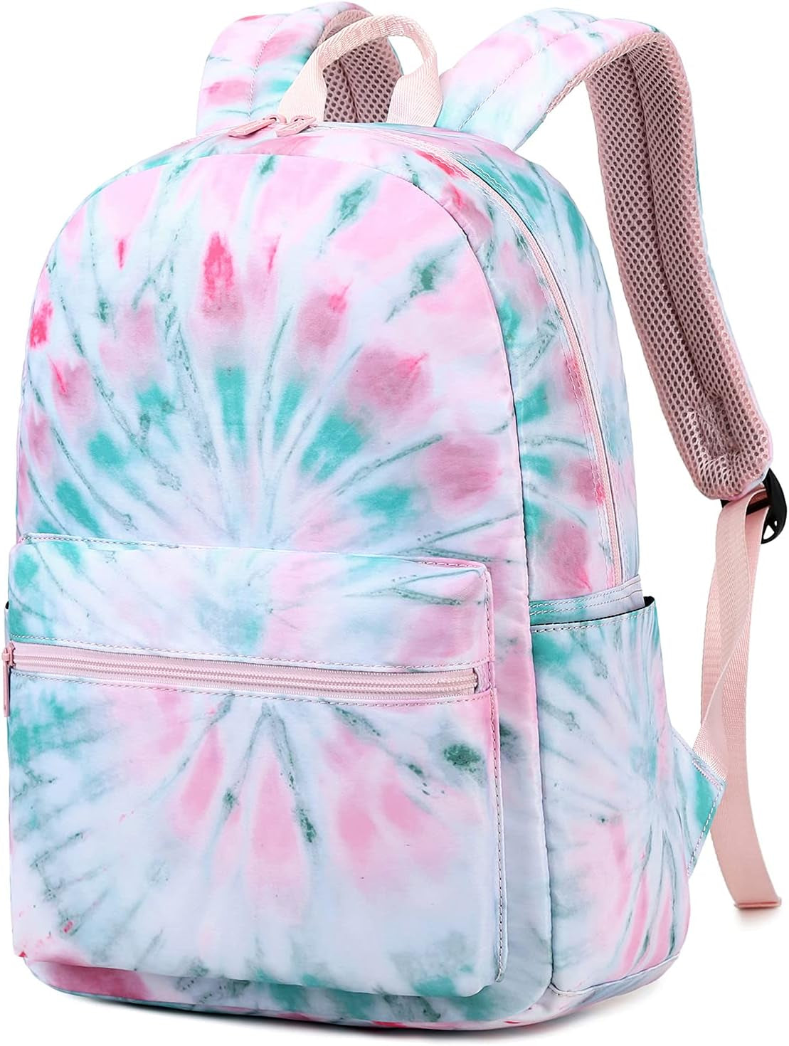 Lightweight Tie Dye School Backpacks for Teen Girls Backpack with Lunch Bag (A Tie Dye)