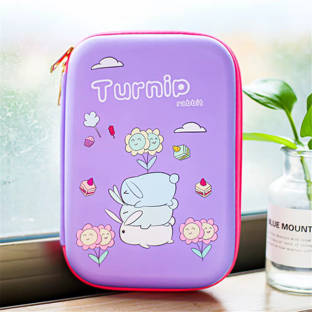 Kawaii Pencil Case Cute Cat Pencilcases Estuche Estojo Escolar Papeleria Piornik Stationery Licorne Etui Trousse Ecole