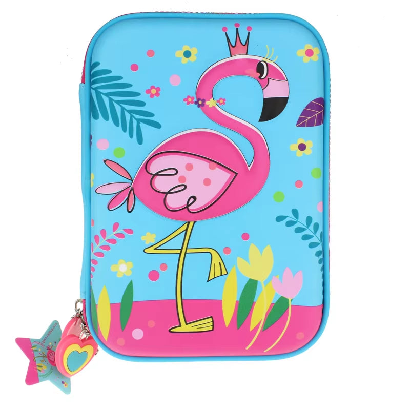 Pencil Case Kawaii Material Escolar Astuccio Scuola School Supplies Piorniki Leaf Pencilcases Cute Dinosaur 2020 EVA Pencilbox