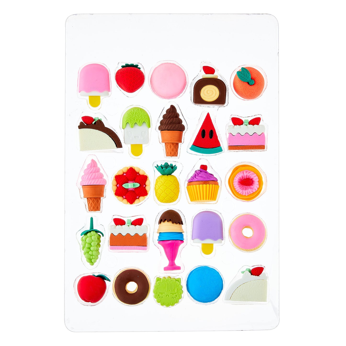 Eraser Pals, Sweet Treats Theme, 25 Count
