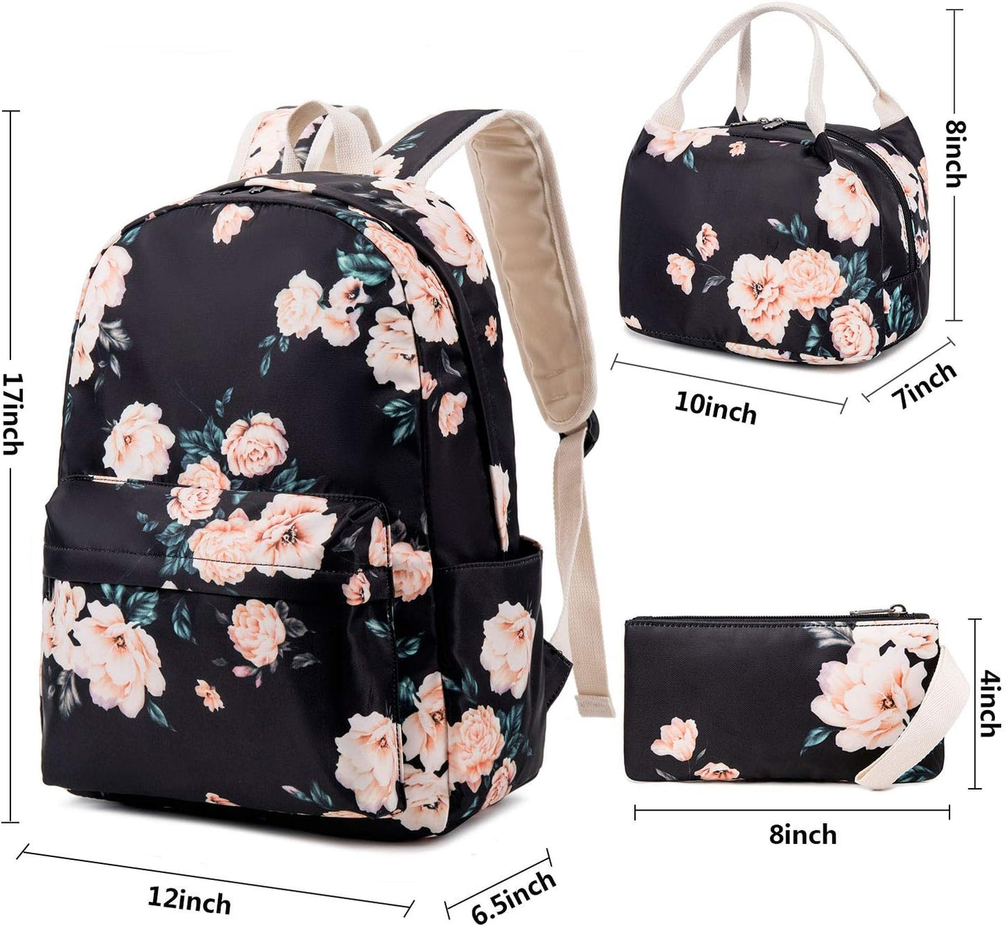 Teen Girls School Backpack Kids Bookbag Lightweight Travel Laptop Backpack Stylish Casual Daypack
