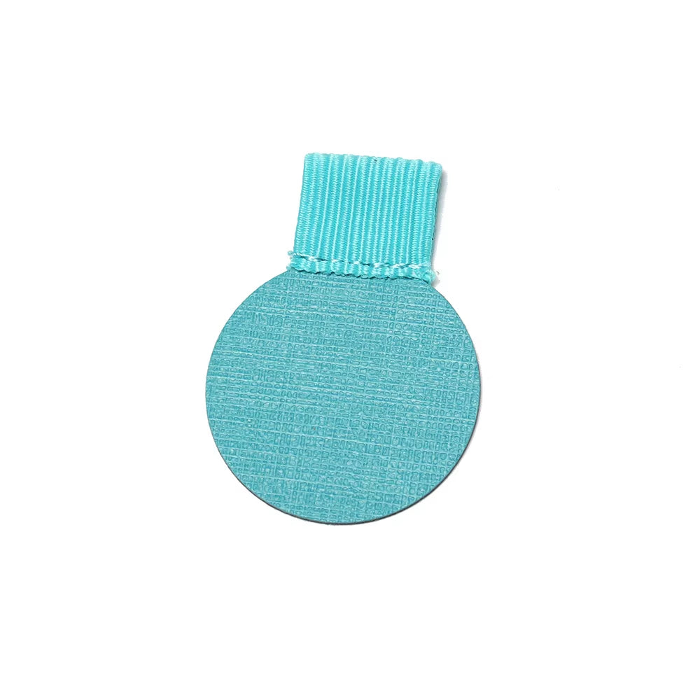 1PCS Colorful Self-Adhesive Leather Pen Clip Pencil Elastic Loop for Notebooks Journals Clipboards Pen Holder School Supplies