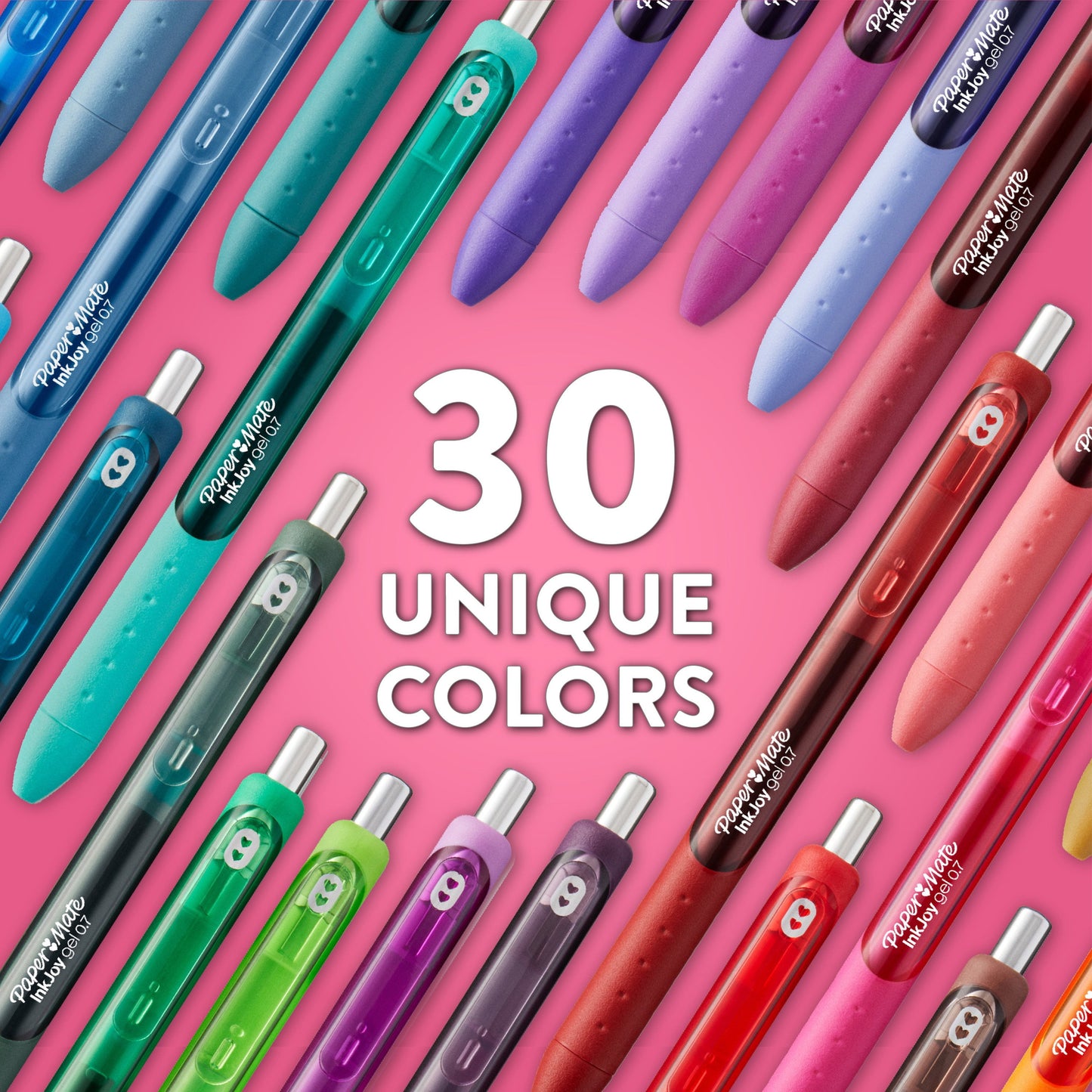 Paper Mate Inkjoy Gel Pens, Medium Point, Black, 10 Count