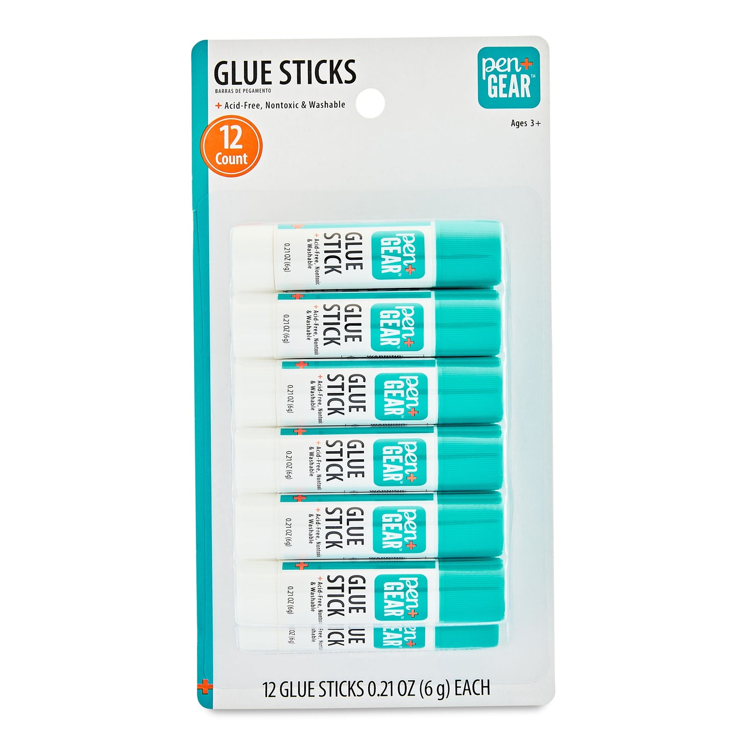 (2 Pack) All Purpose Glue Sticks, 12 Count, 6G