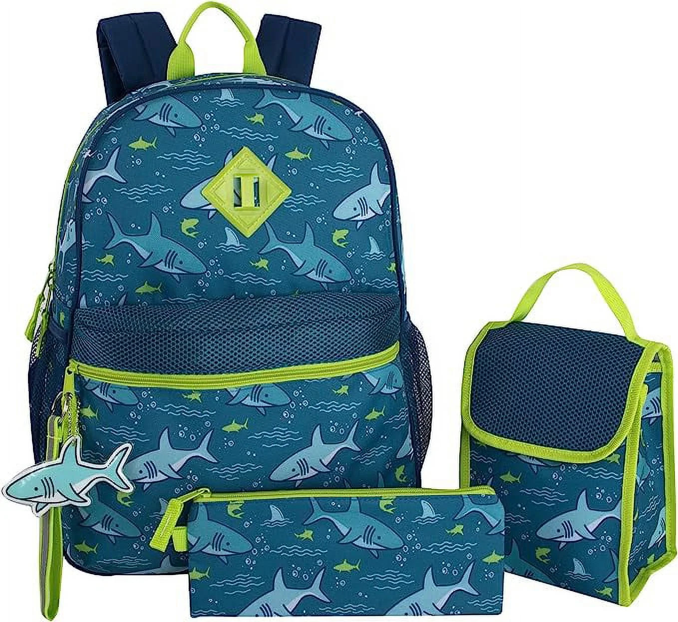 Trailmaker 6-In-1 Shark Backpack, Blue