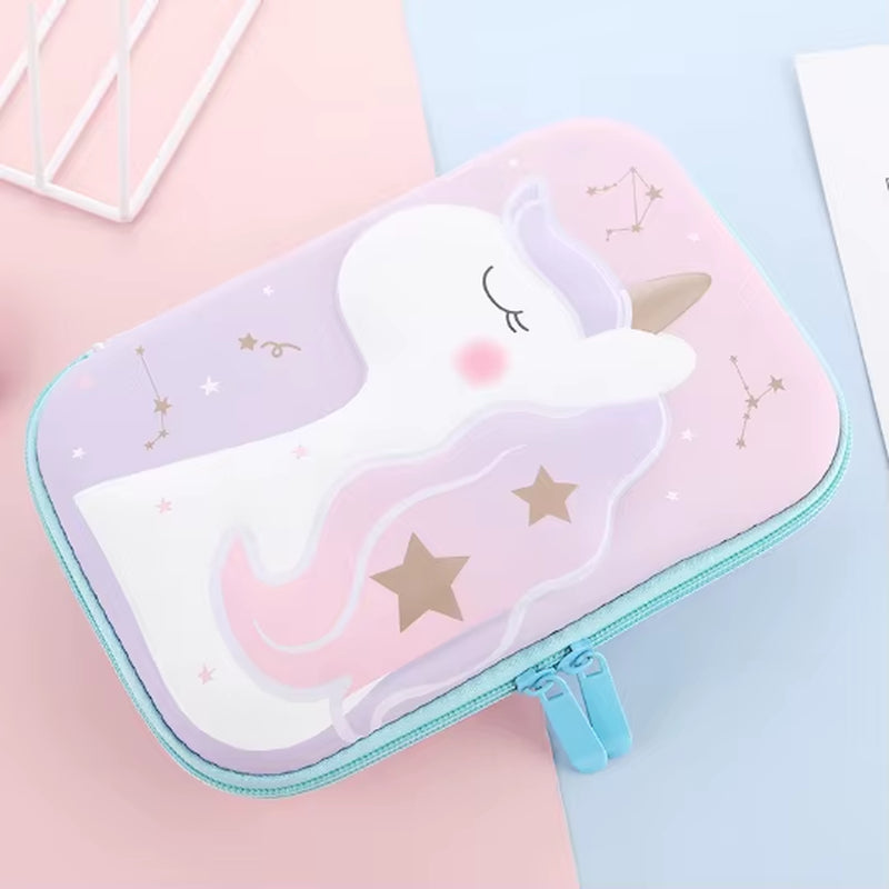 Kawaii Pencil Case Cute Cat Pencilcases Estuche Estojo Escolar Papeleria Piornik Stationery Licorne Etui Trousse Ecole