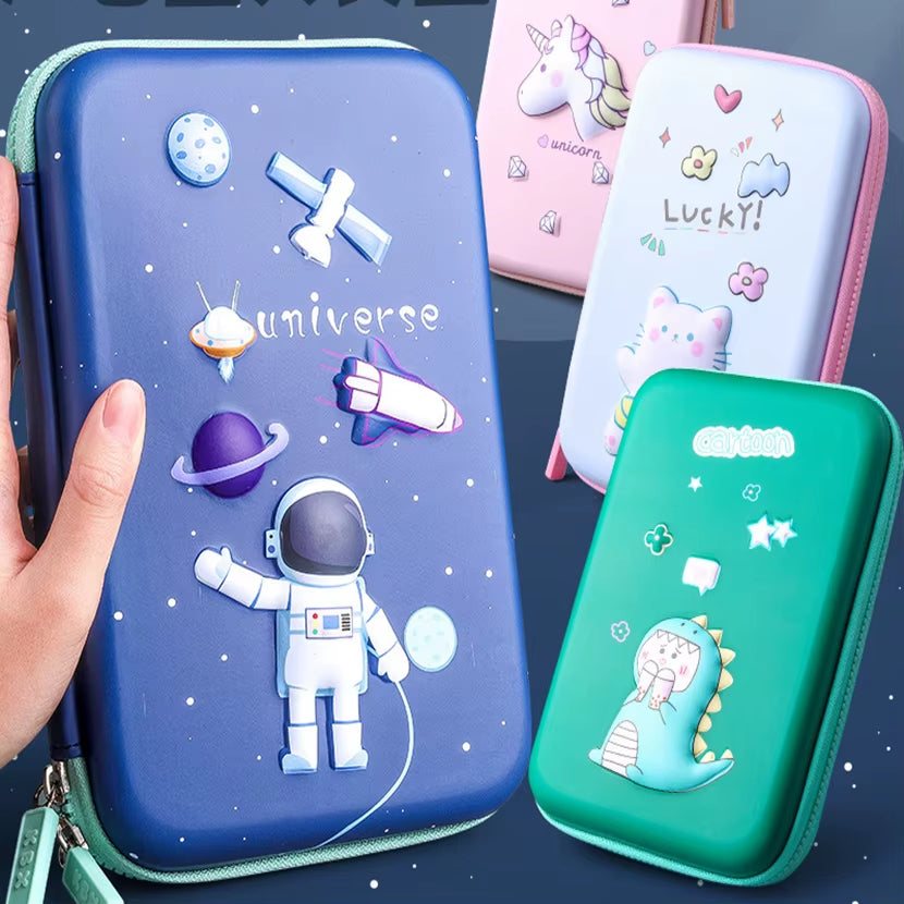 Kawaii Pencil Case Cute Cat Pencilcases Estuche Estojo Escolar Papeleria Piornik Stationery Licorne Etui Trousse Ecole