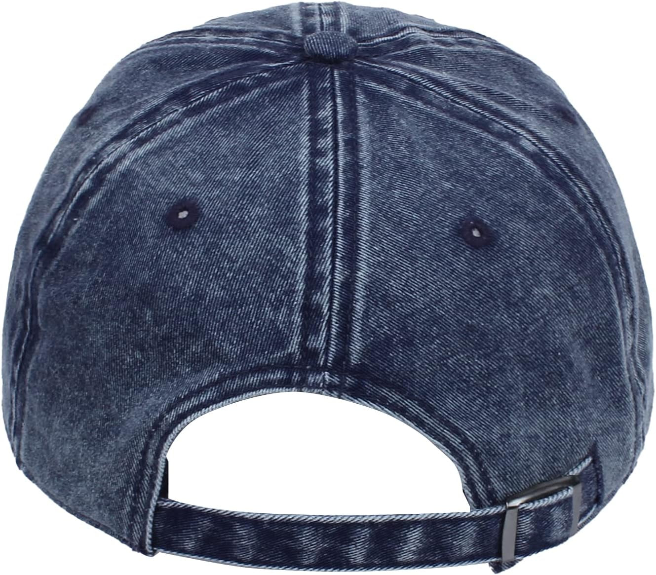 Men and Women Washed Cotton Baseball Cap Snow Classic Style Adjustable Low Profile Dad Hat