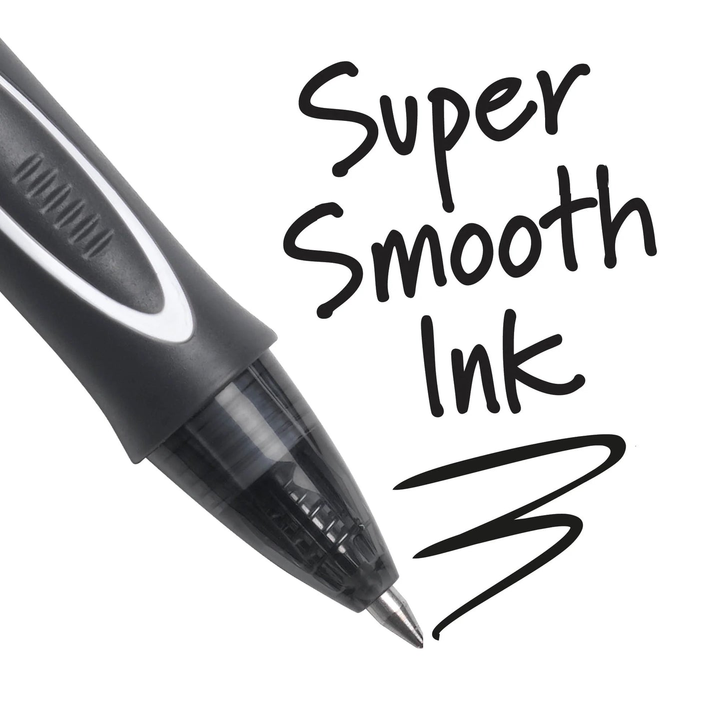 Gelocity Quick Dry Black Gel Pens, Medium Point (0.7Mm), 4-Count Pack