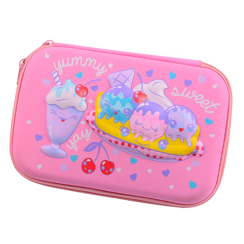 Kawaii Pencil Case Cute Cat Pencilcases Estuche Estojo Escolar Papeleria Piornik Stationery Licorne Etui Trousse Ecole