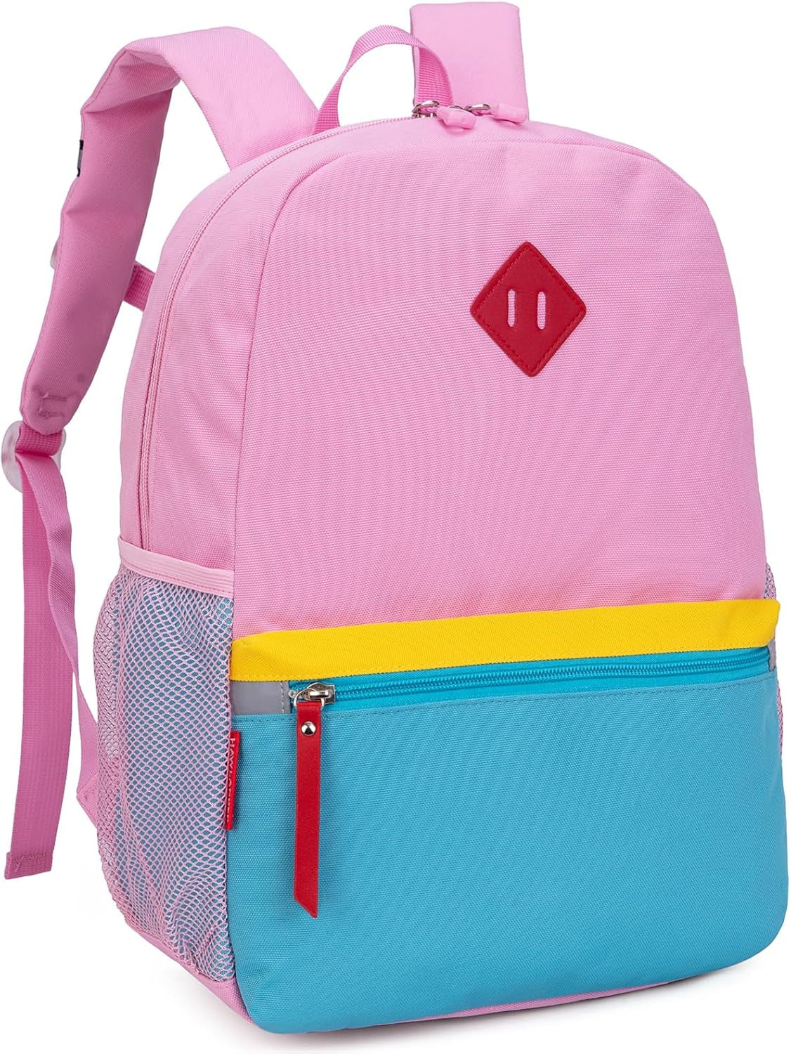 Preschool Backpack for Toddler Girls, Kids School Bag, Ages 3 to 7 Years Old, Small, Pink Blue