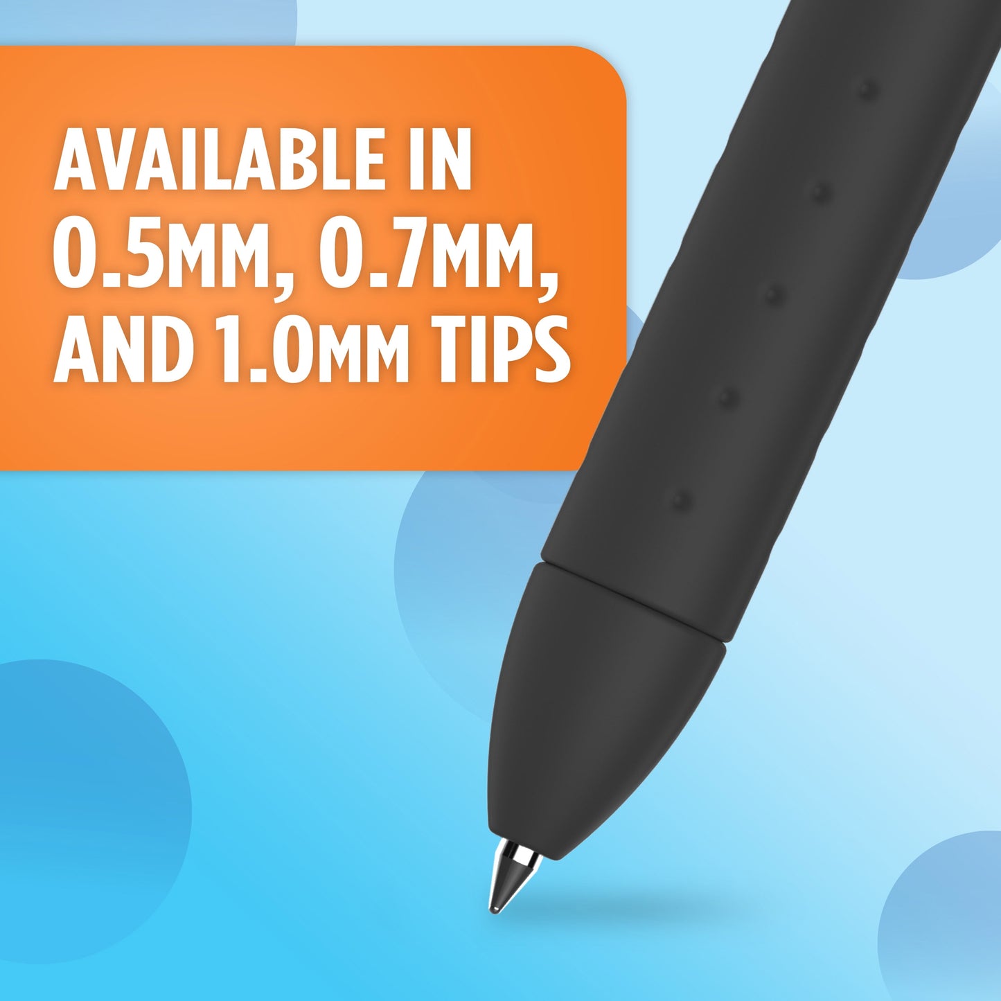 Paper Mate Inkjoy Retractable Gel Pens, Medium Point, Black, 2 Count