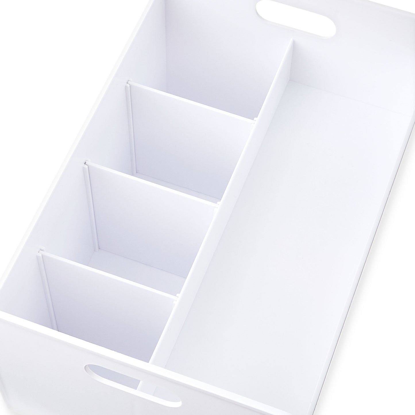 Plastic Desktop Caddy Organizer, White