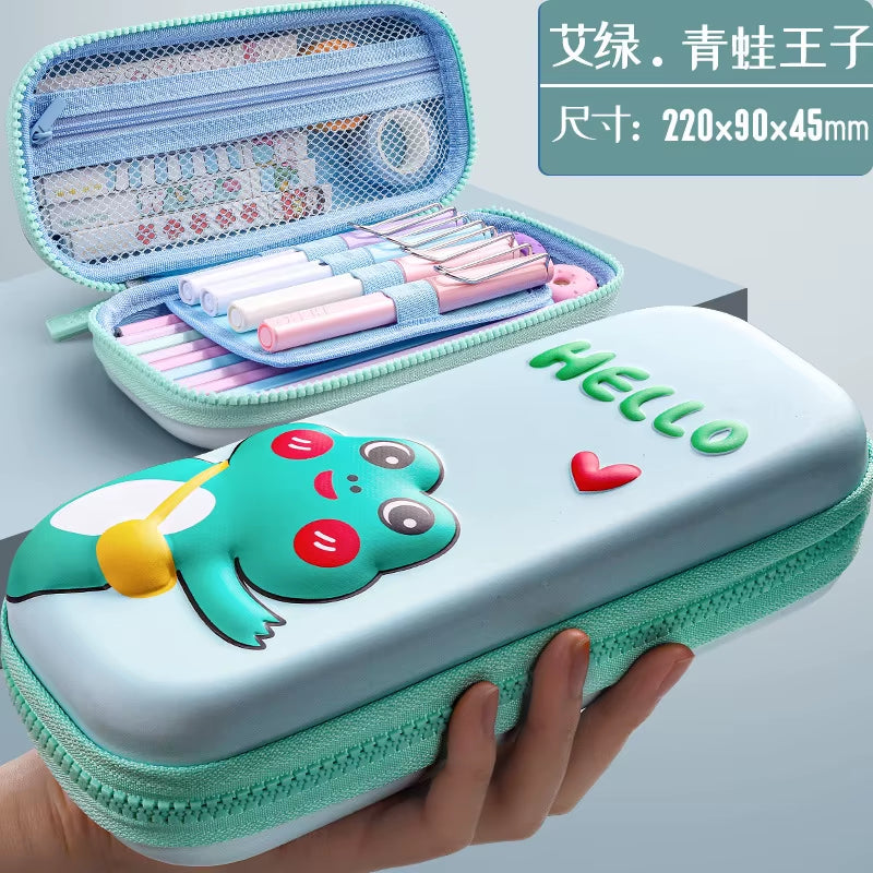 Kawaii Pencil Case Cute Cat Pencilcases Estuche Estojo Escolar Papeleria Piornik Stationery Licorne Etui Trousse Ecole