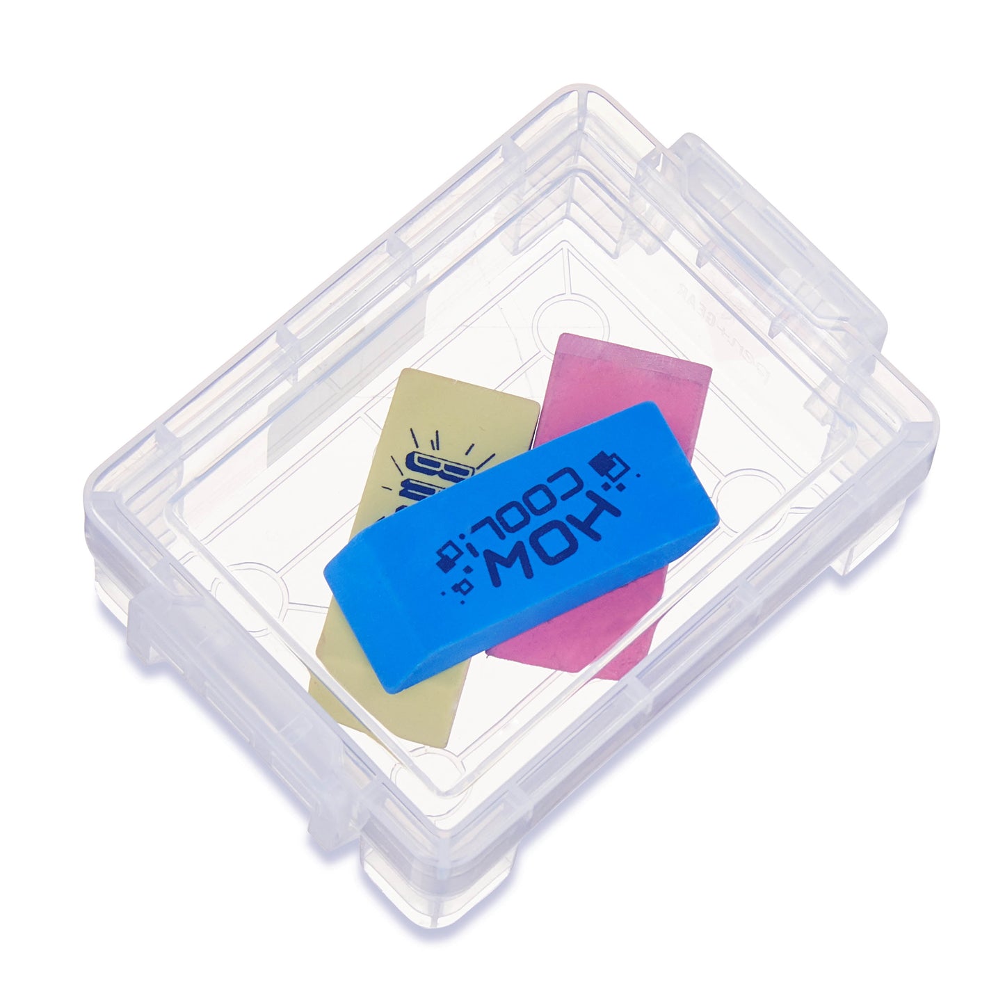 Plastic Storage Box, Clear Desktop Organizer,New, 1 Counter per Pack