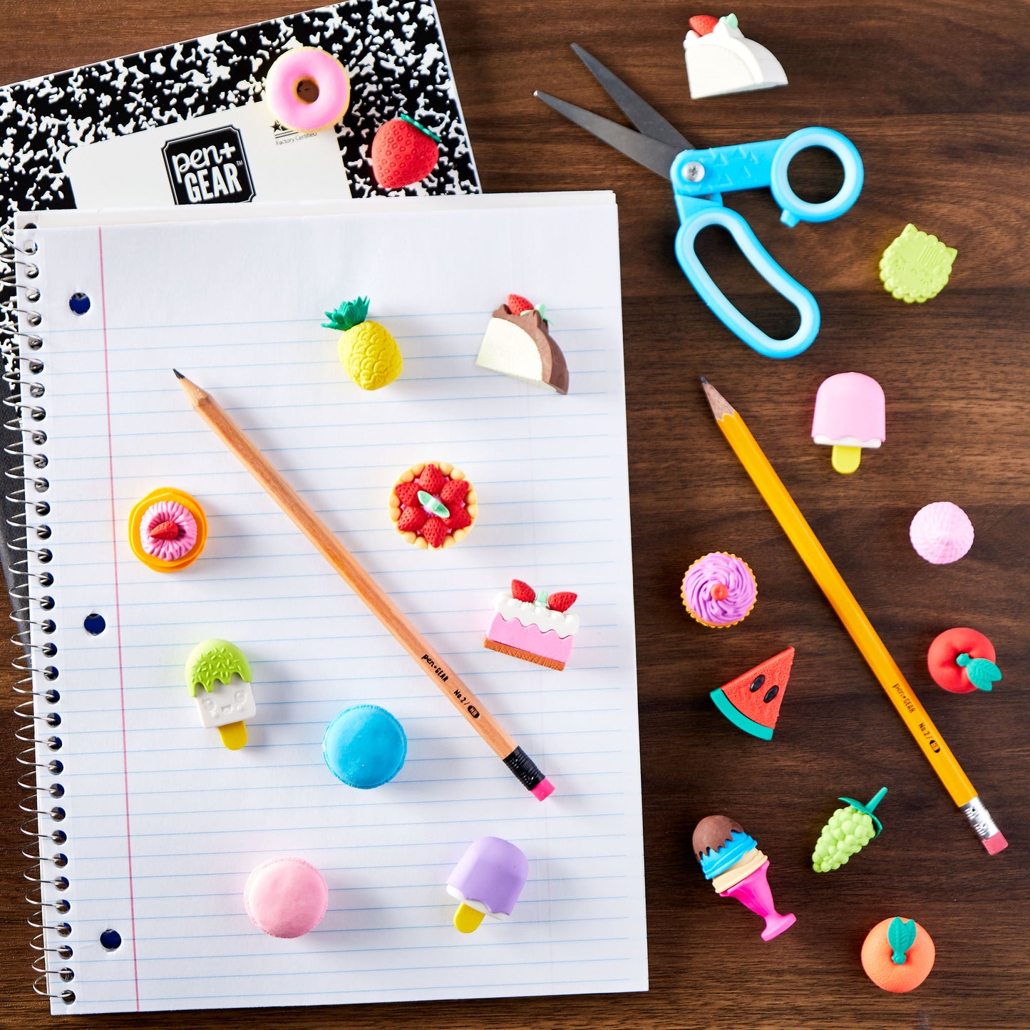 Eraser Pals, Sweet Treats Theme, 25 Count