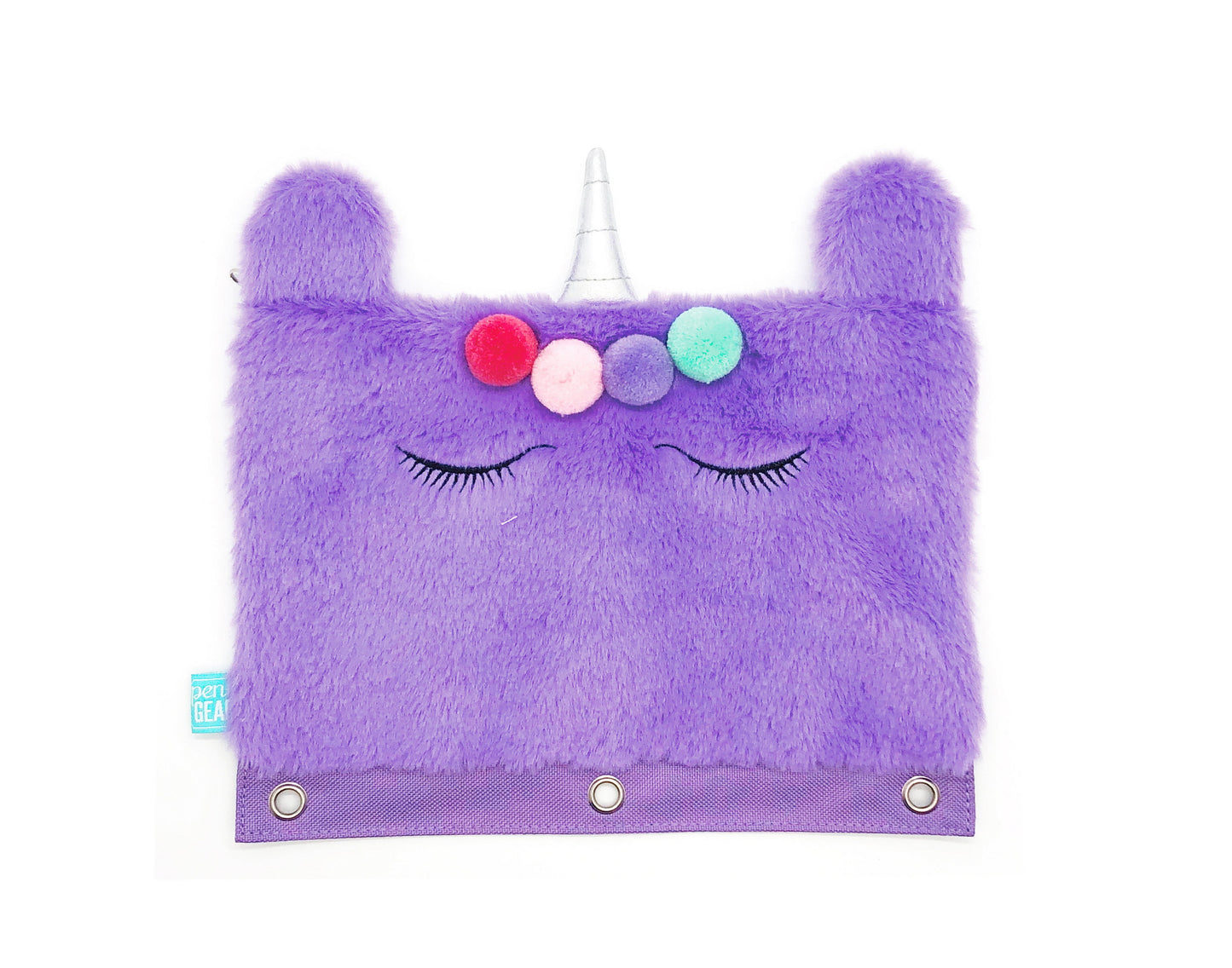 Unicorn Binder Pouch, Purple, Size: 10” (W) X 7.25” (H)