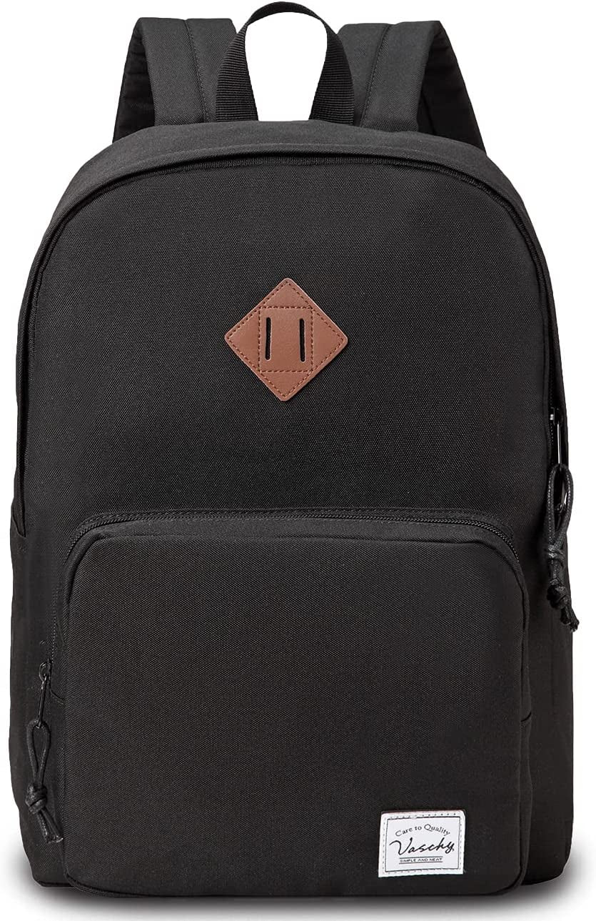 School Backpack, Ultra Lightweight Backpack for Men Women Schoolbag Bookbag for Kids Teen Boys Girls Black