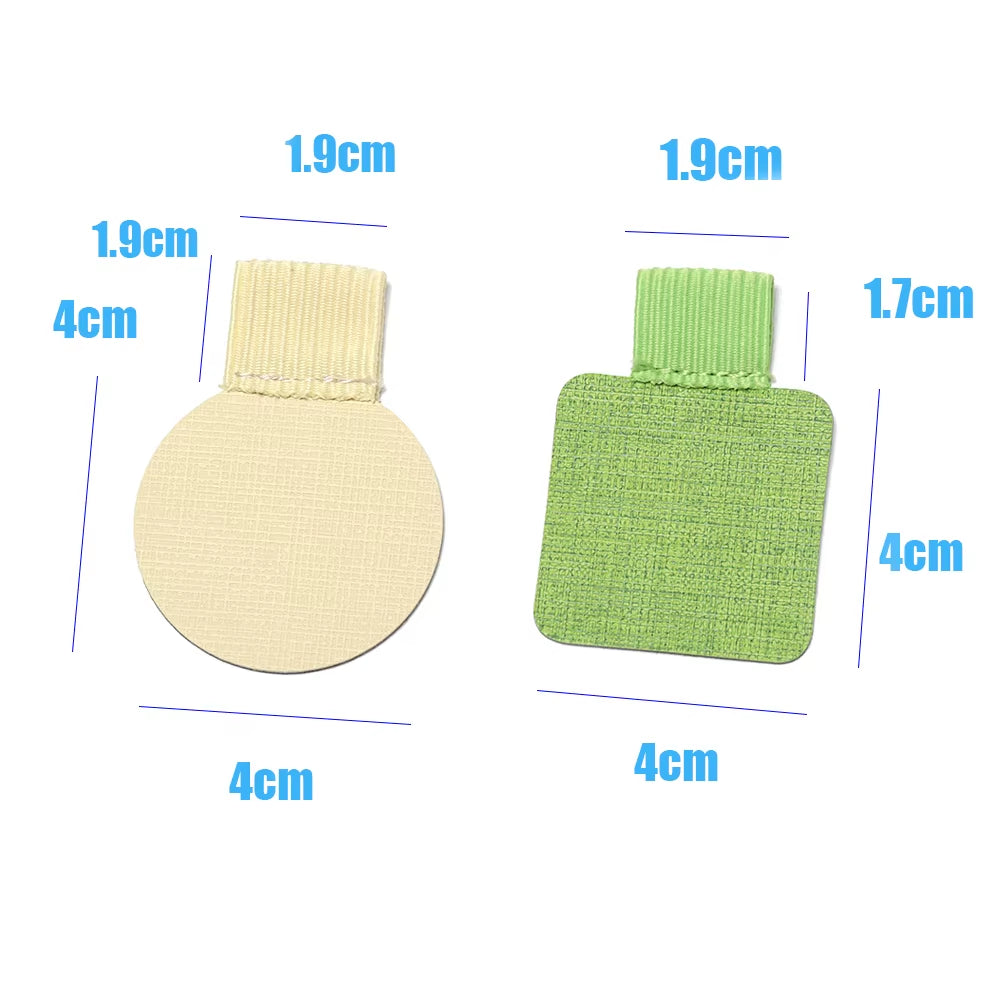 1PCS Colorful Self-Adhesive Leather Pen Clip Pencil Elastic Loop for Notebooks Journals Clipboards Pen Holder School Supplies