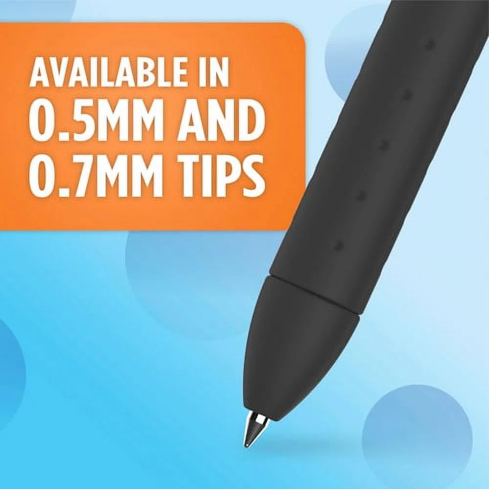 Paper Mate Inkjoy Gel Pens, Medium Point (0.7Mm), Dark Blue, Capped, 12 Count