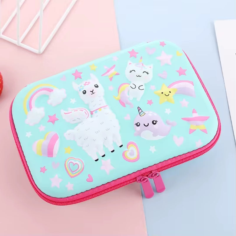 Kawaii Pencil Case Cute Cat Pencilcases Estuche Estojo Escolar Papeleria Piornik Stationery Licorne Etui Trousse Ecole