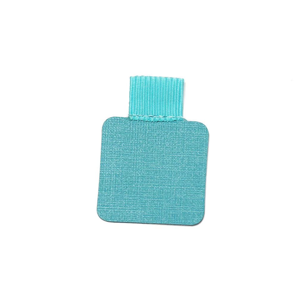 1PCS Colorful Self-Adhesive Leather Pen Clip Pencil Elastic Loop for Notebooks Journals Clipboards Pen Holder School Supplies