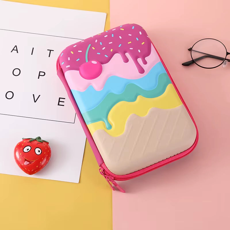 Kawaii Pencil Case Cute Cat Pencilcases Estuche Estojo Escolar Papeleria Piornik Stationery Licorne Etui Trousse Ecole