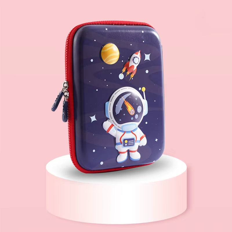 Pencil Case Kawaii Material Escolar Astuccio Scuola School Supplies Piorniki Leaf Pencilcases Cute Dinosaur 2020 EVA Pencilbox