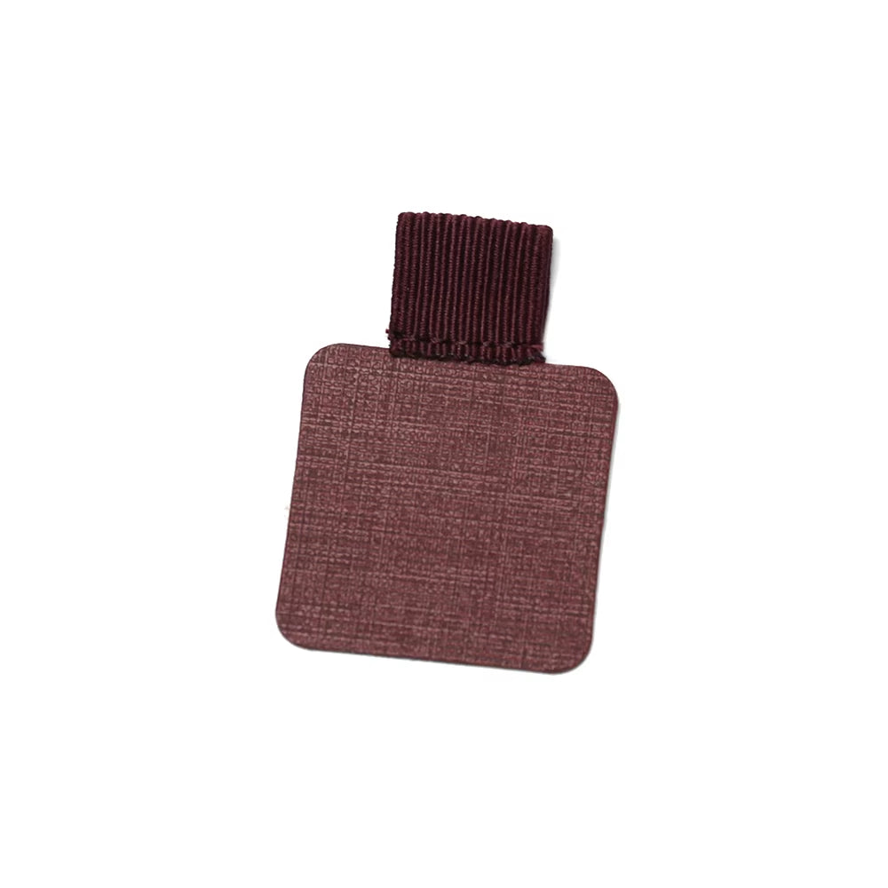 1PCS Colorful Self-Adhesive Leather Pen Clip Pencil Elastic Loop for Notebooks Journals Clipboards Pen Holder School Supplies