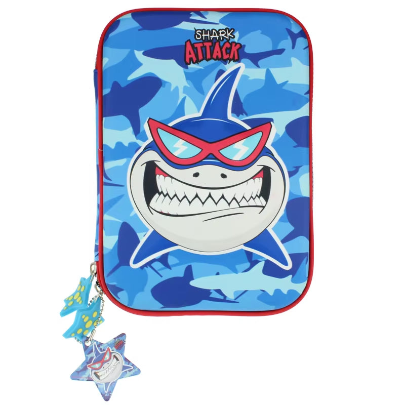 Pencil Case Kawaii Material Escolar Astuccio Scuola School Supplies Piorniki Leaf Pencilcases Cute Dinosaur 2020 EVA Pencilbox
