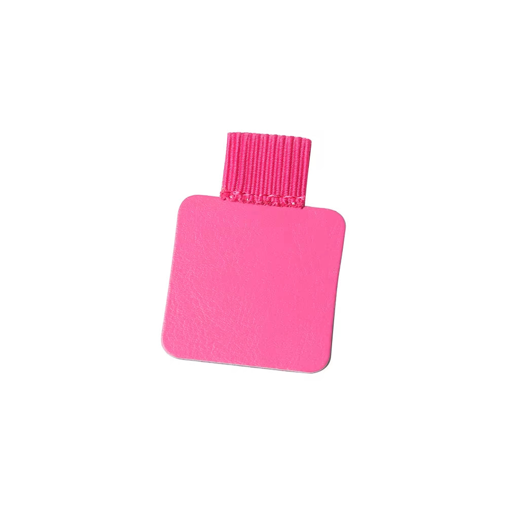 1PCS Colorful Self-Adhesive Leather Pen Clip Pencil Elastic Loop for Notebooks Journals Clipboards Pen Holder School Supplies