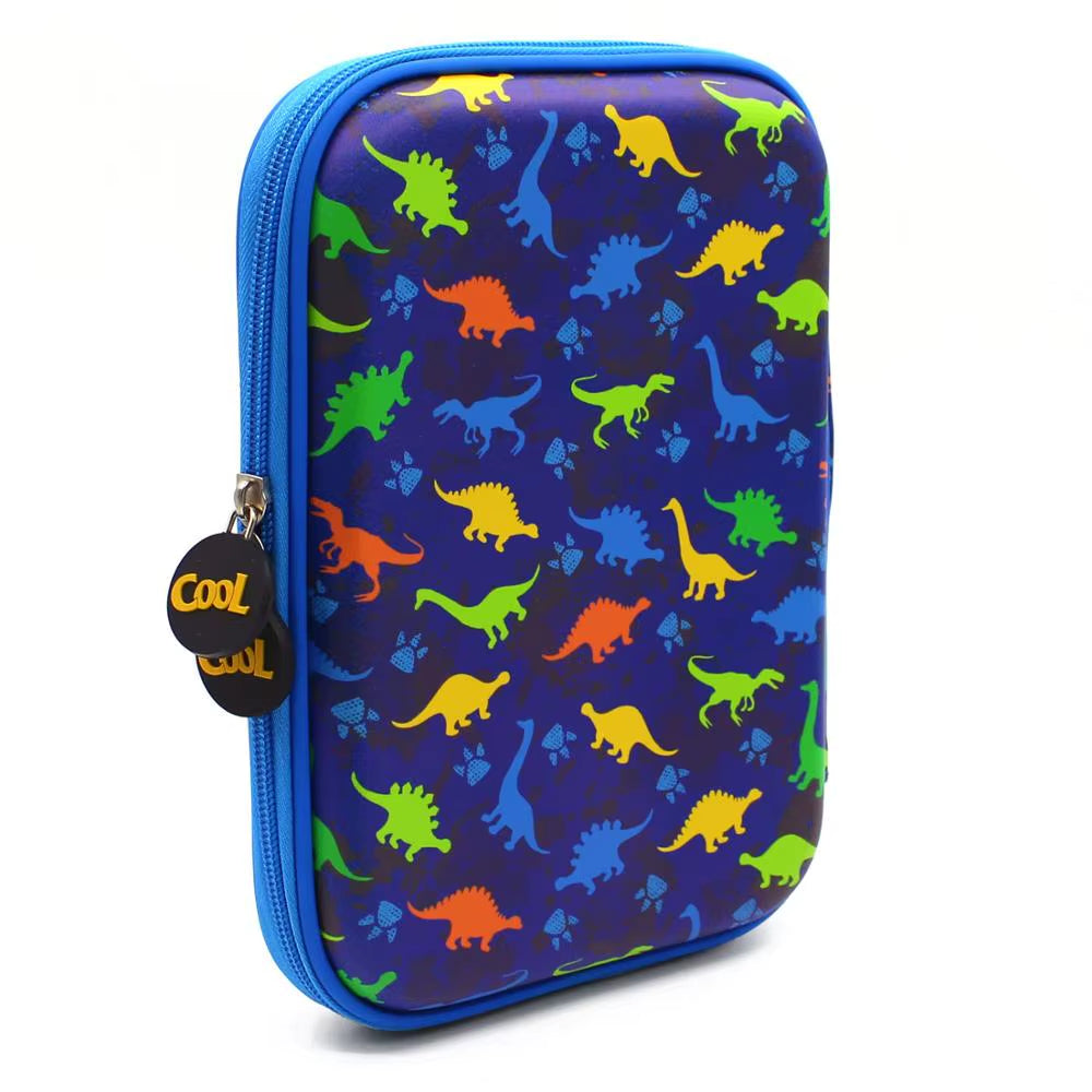 Pencil Case Kawaii Material Escolar Astuccio Scuola School Supplies Piorniki Leaf Pencilcases Cute Dinosaur 2020 EVA Pencilbox