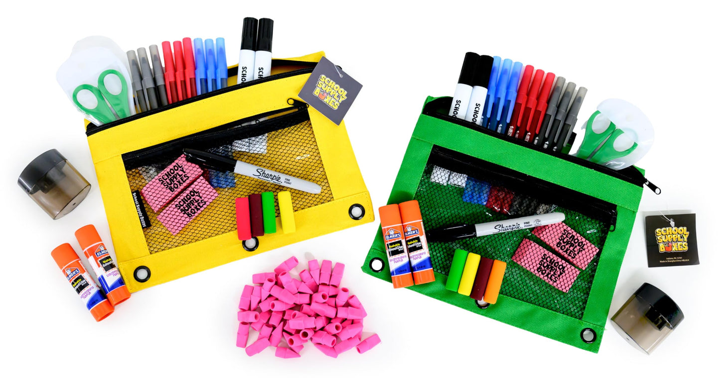 Mega Back to School Bundle | 1 Box - 474 Pieces per Box | - Back to School Essentials, Perfect for Multiple Children Household
