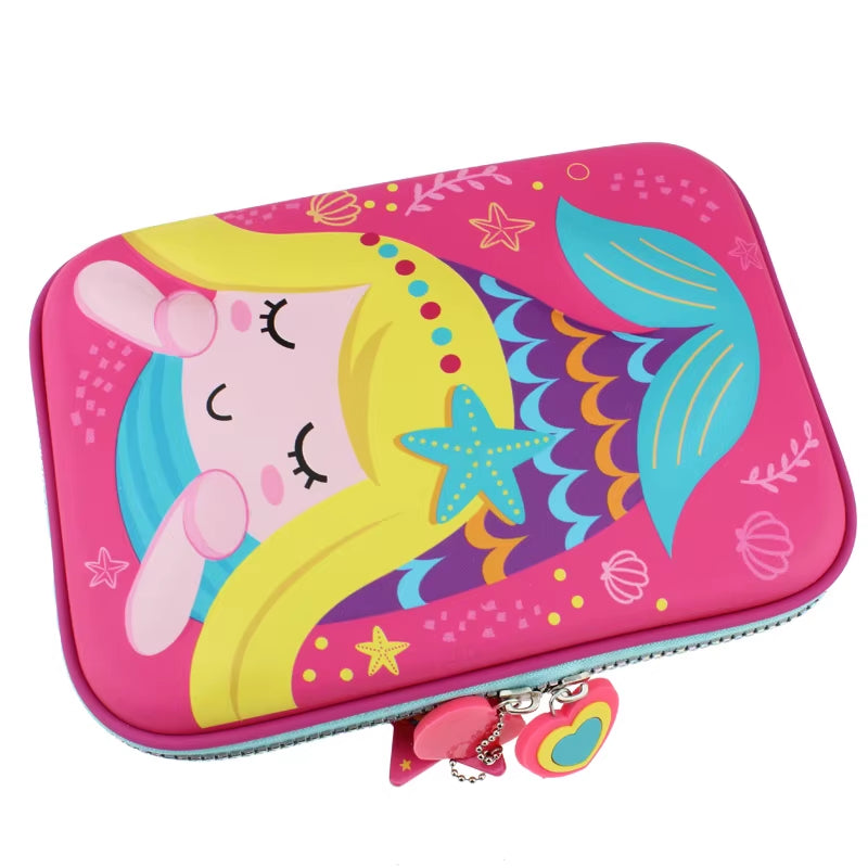 Pencil Case Kawaii Material Escolar Astuccio Scuola School Supplies Piorniki Leaf Pencilcases Cute Dinosaur 2020 EVA Pencilbox
