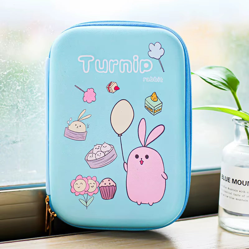 Kawaii Pencil Case Cute Cat Pencilcases Estuche Estojo Escolar Papeleria Piornik Stationery Licorne Etui Trousse Ecole