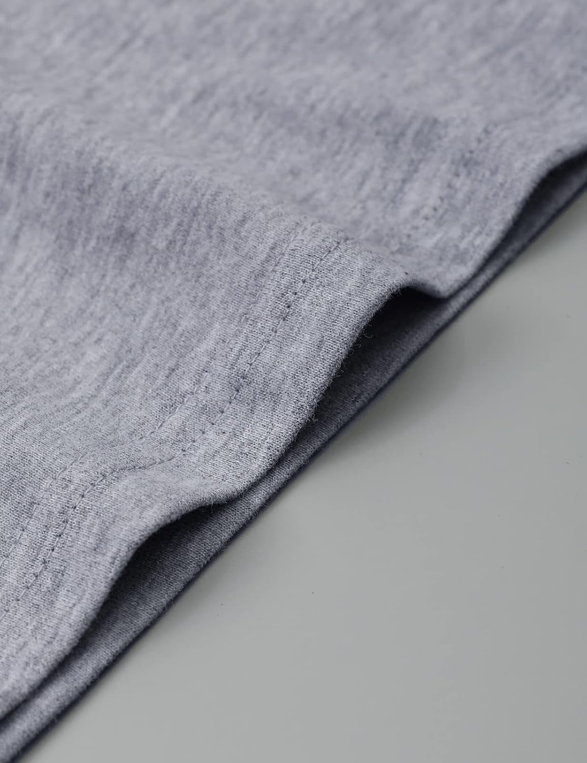 Toddler Boys T Shirts Short Sleeve Heavyweiht Cotton Plain Gray Tees 4T