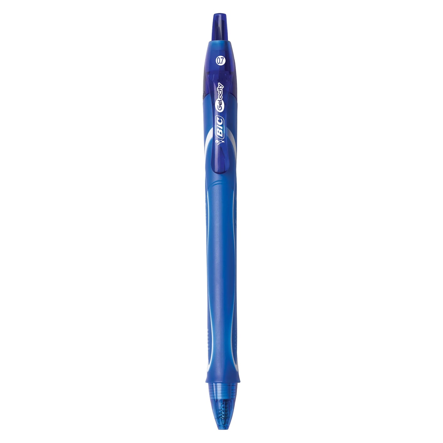Gel-Ocity Retractable Quick Dry Gel Pen, Medium Point, Blue, 12-Count